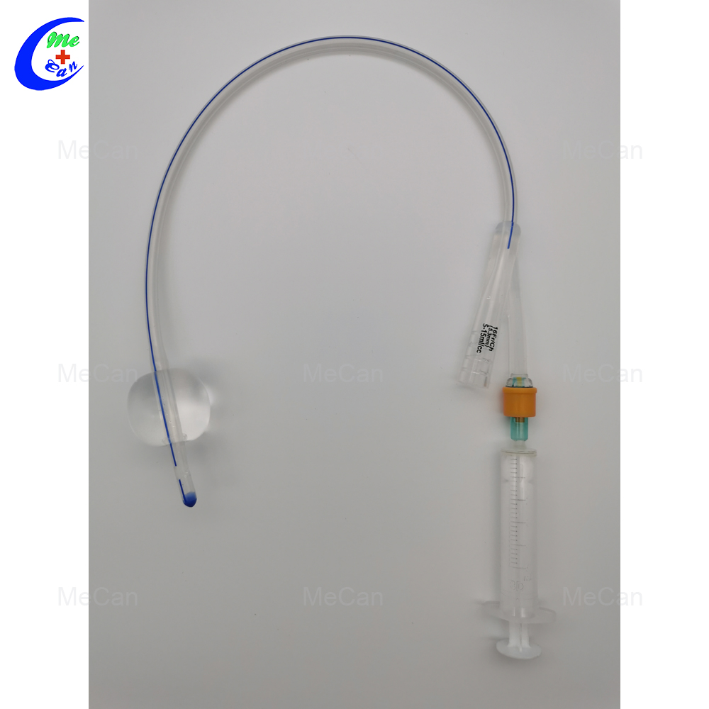 Intro to Disposable Sterile 100% Silicone Coated Latex Foley Catheter MeCan Medical