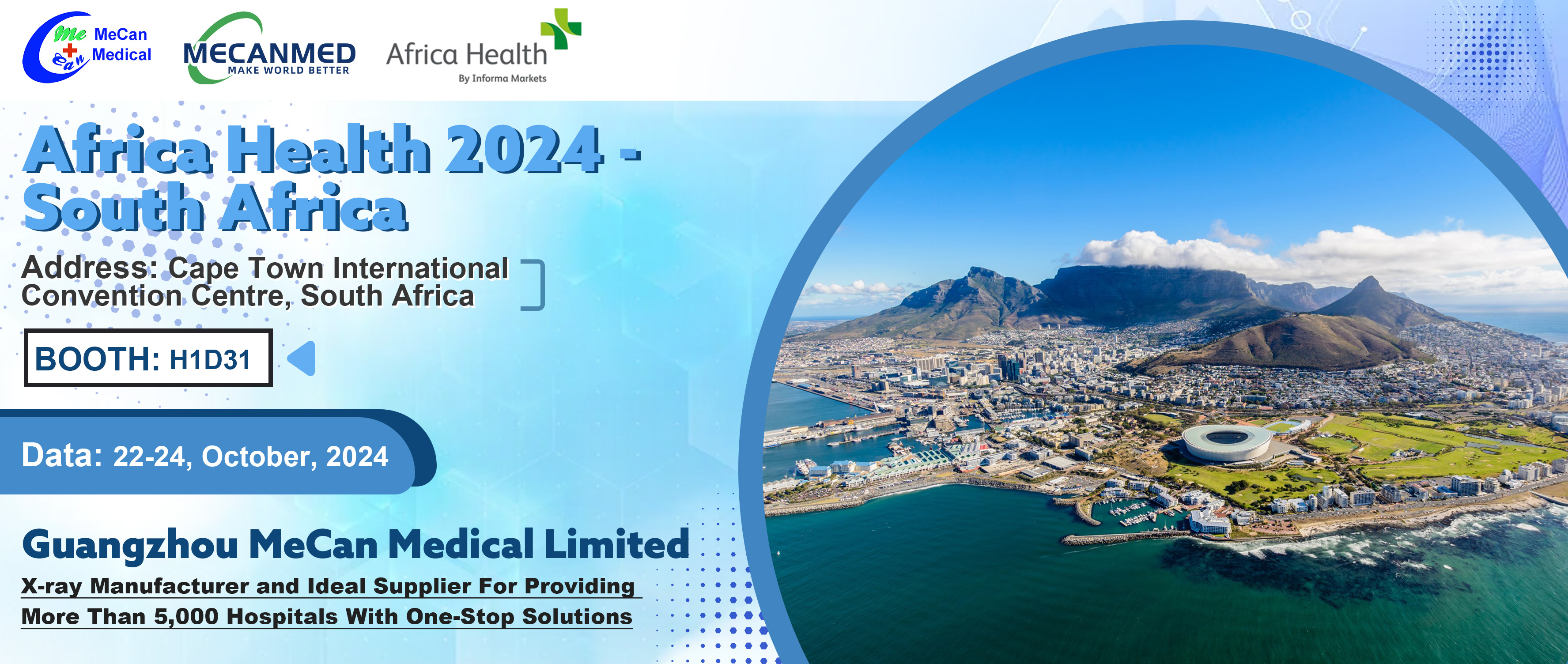 Imbitasyon sa Africa Health 2024 - Bisitahin ang MeCan's Booth H1D31