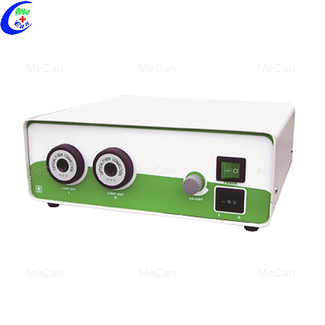 Высококачественное медицинское оборудование с двойным отверстием и двойной лампой 250 Вт Галогенный источник холодного света оптом - Guangzhou MeCan