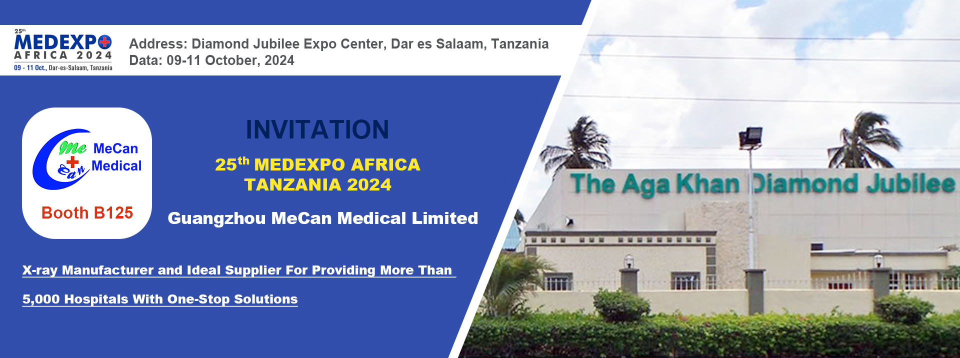 Imbitasyon Sa Medexpo Africa 2024 - Bisitahin ang MeCan's Booth B125