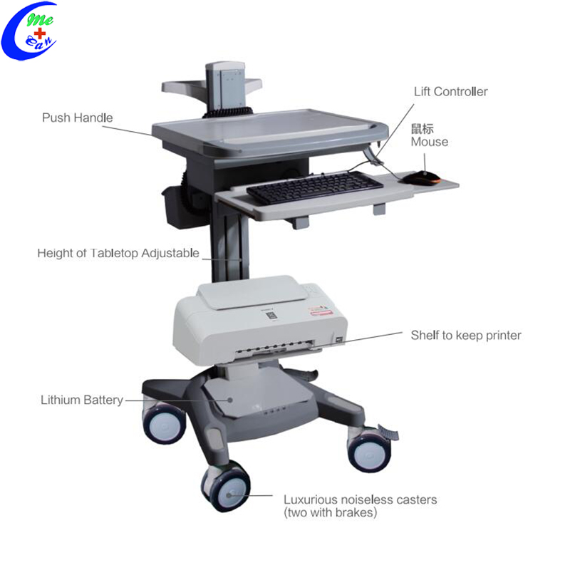 Customized Hospital Equipment Portable Manual Cart Medical Trolley manufacturers From China
