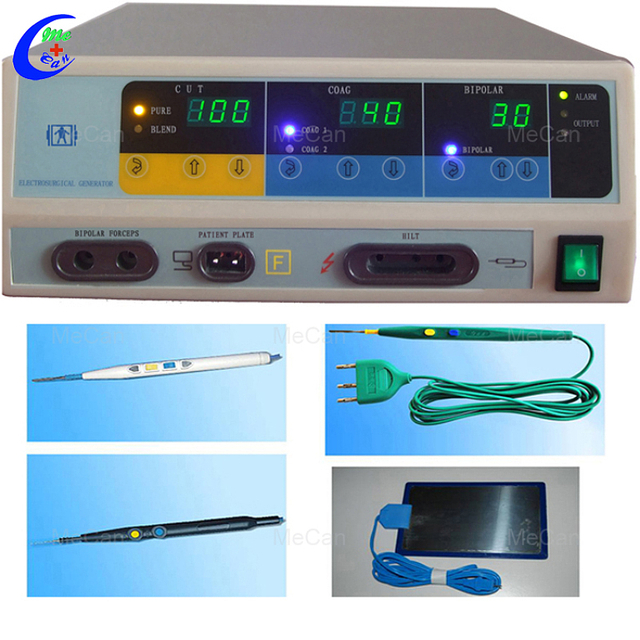 China Surgical High Frequency Electrosurgical Unit Portable Diathermy Machina artifices - MeCan Medical