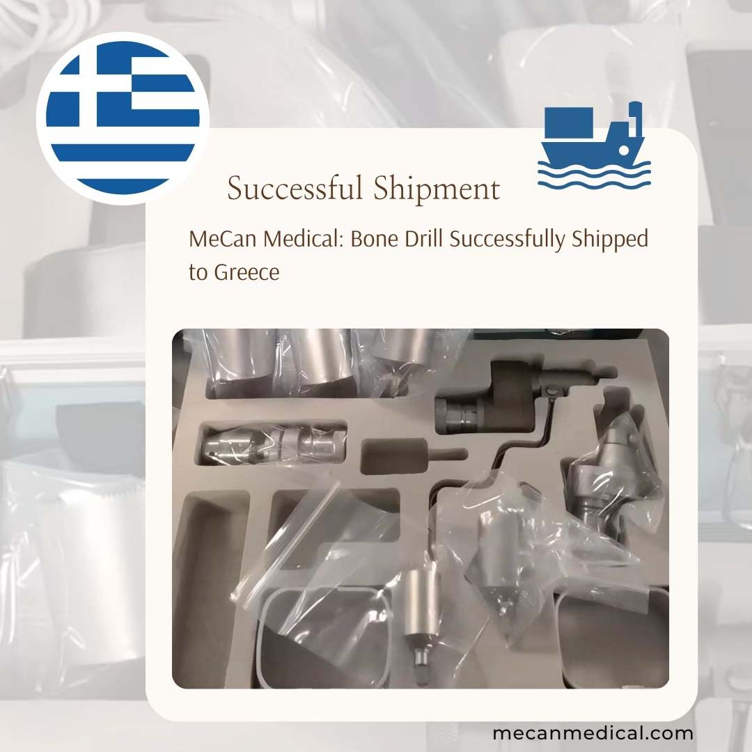 MeCan Medical: Bone Drill &uacute;spěšně odesl&aacute;n do Řecka
