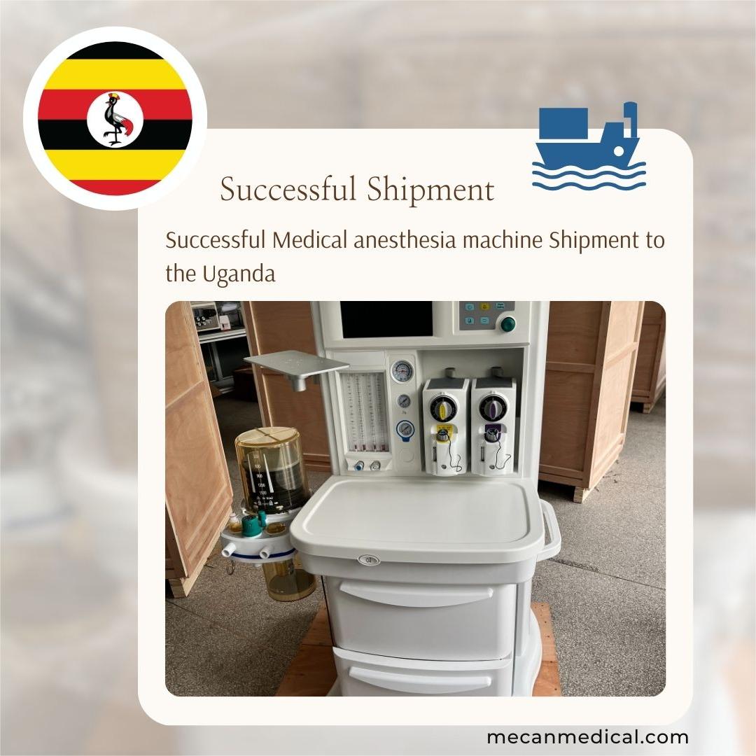 MeCanMed ၏မေ့ဆေးစက်သည် ယူဂန်ဒါသို့ ပို့ဆောင်ခြင်း