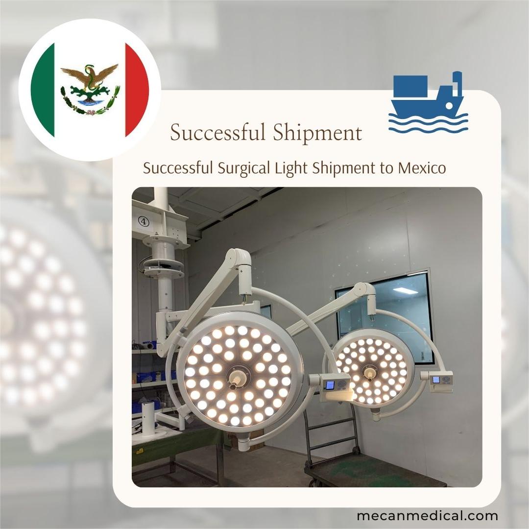 Enviament de llum quir&uacute;rgica de MeCan Medical a M&egrave;xic