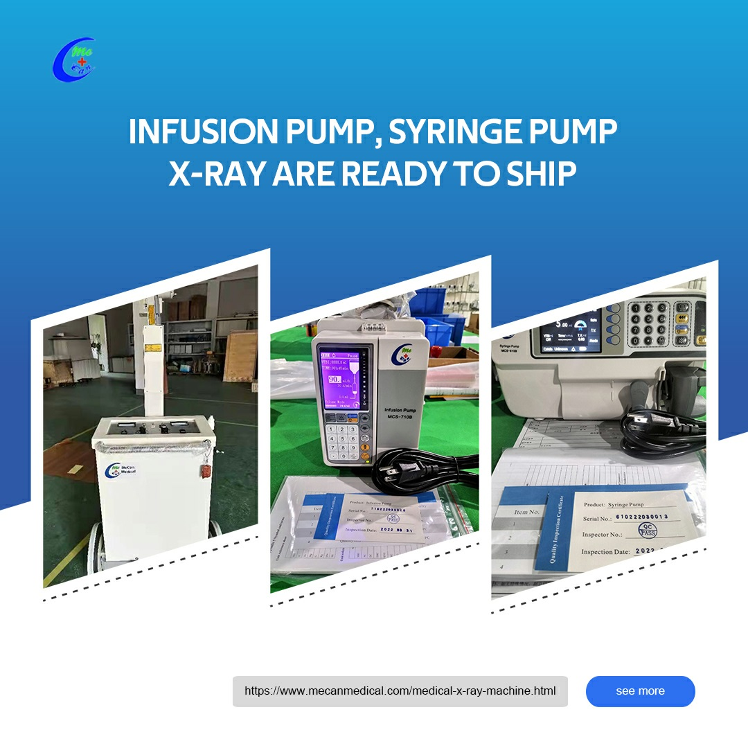 Inf&uacute;zna pumpa, injekčn&aacute; pumpa, r&ouml;ntgenov&yacute; pr&iacute;stroj s&uacute; pripraven&eacute; na odoslanie