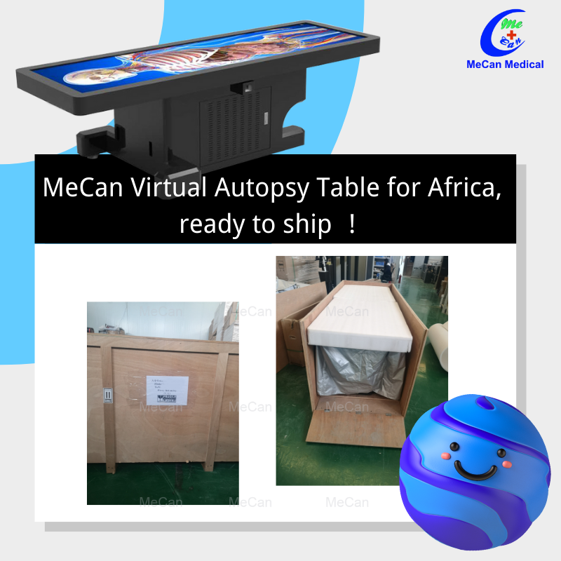 Virtuell Autopsie Table fir Afrika prett fir ze versch&eacute;cken | MeCan Medical