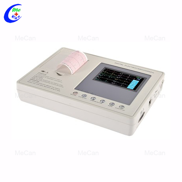 Евтин 4,3 инчен екран во боја со 3 канали ЕКГ машина