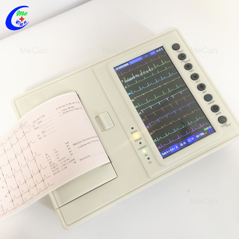 Professional Portable 7 Inch 6 Channel ECG Machine manufacturers