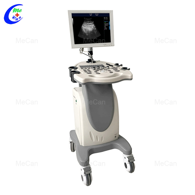 Gorau Ysbyty Meddygol B/W Uwchsain Peiriant Troli Cwmni Peiriant Sganiwr Uwchsain Digidol Symudol - MeCan Medical