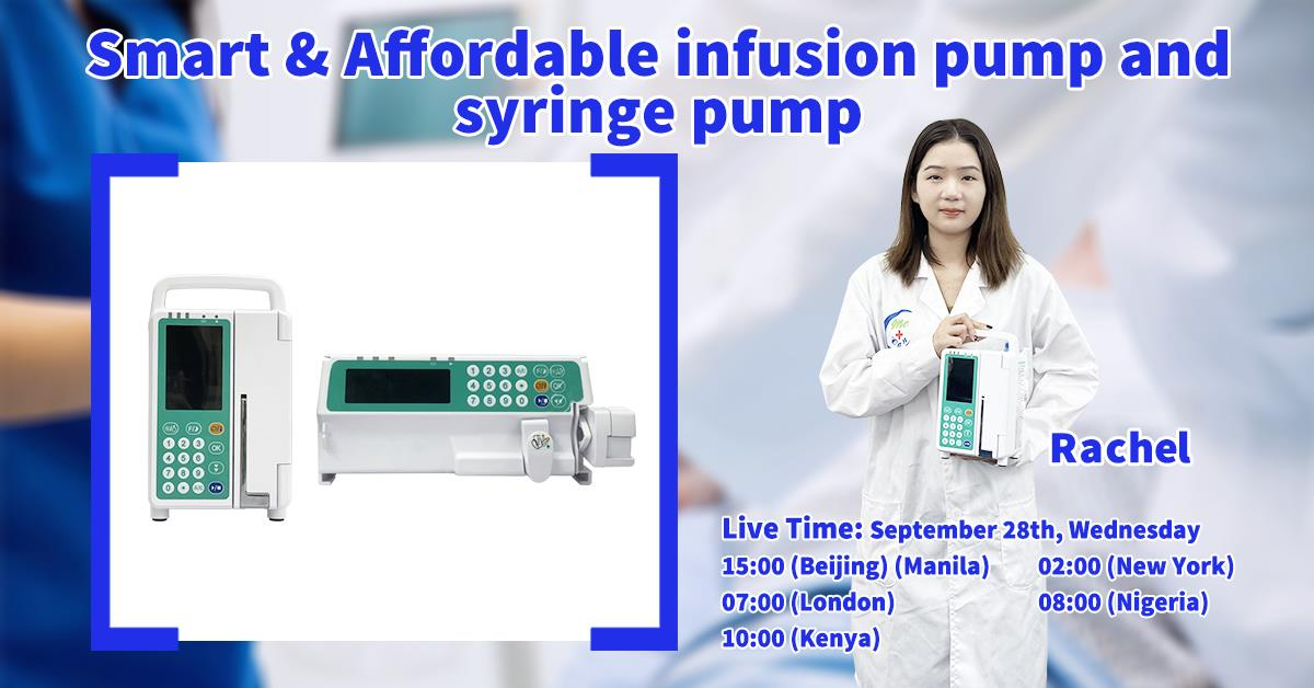 Livestream-MeCan infuuspomp en spuitpomp | MeCan Medical