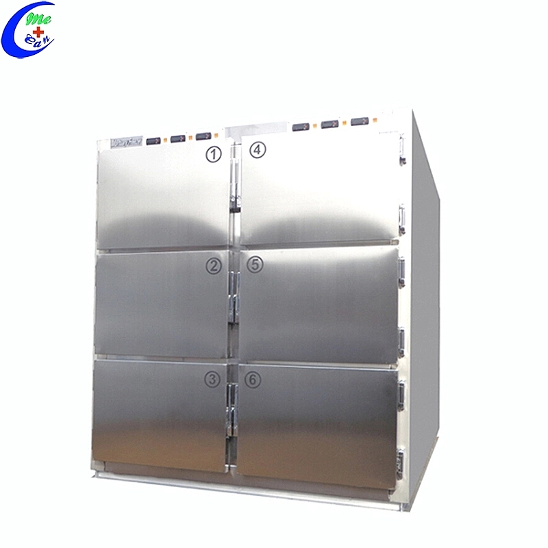 Professional Medical Hospital Stainless Steel Bodies Morgue Freezer Refrigerator Mortuary Equipment manufacturers