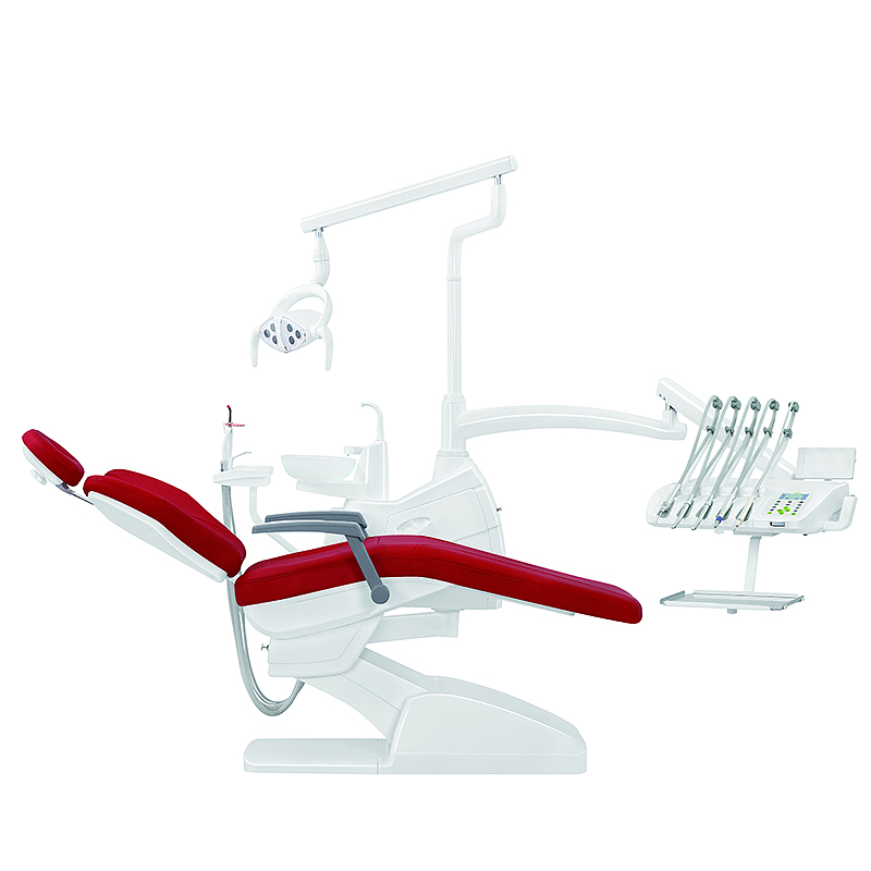 Professional Classic Clinic Integral Dental Unit Dental Chair with LED Sensor Light manufacturers