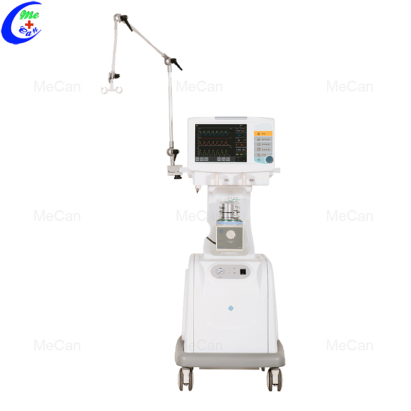 Hospital Medical ICU Ventilator Machine with Air Compressor